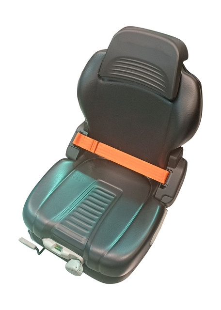 Sedile Komodo in sky nero con sospensione meccanica e microswitch - Seat Industries