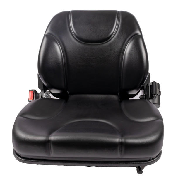 Sedile MUL020MA in sky nero con sospensione meccanica microswitch e cintura - Seat Industries
