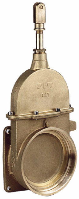 Saracinesca a stantuffo 5" ad una ghiera e una flangia - Riv