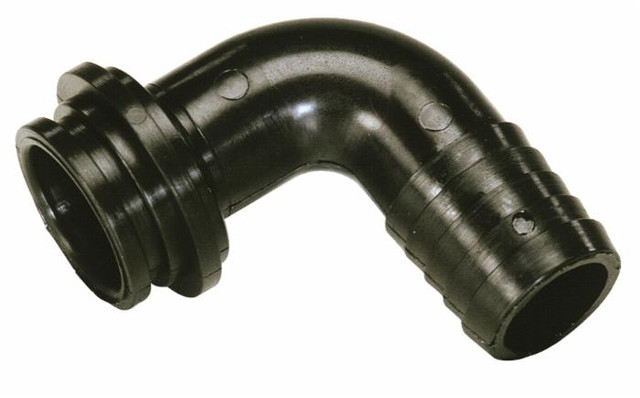 Raccordo portagomma curvo Ø 25 per girello G1"1/4 - Arag