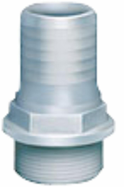 Raccordo portagomma dritto in nylon filetto maschio G1"1/4 - Arag