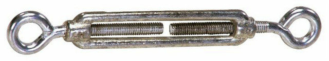 Tenditore a due occhi in acciaio con Ø filetto 5/8" e l minima = 280mm - Ama