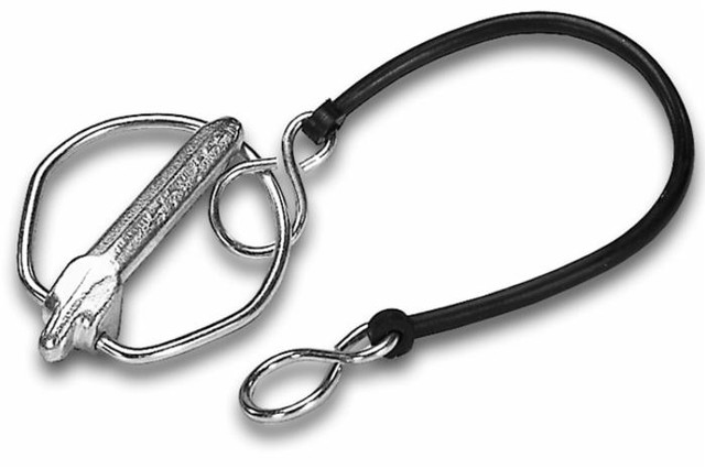 Spina scatto ø11 con tirante gomma - Ama