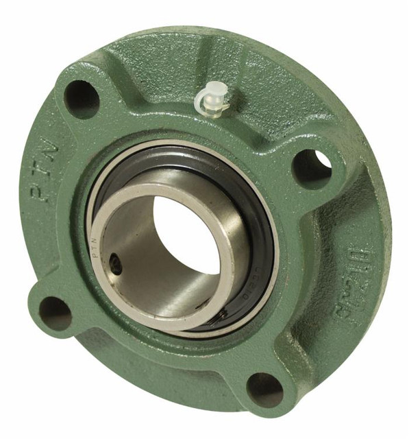 Supporto a flangia tonda autoallineante UCFC 210 con cuscinetto Ø 50mm - Ama