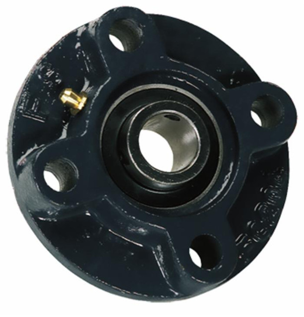 Supporto a flangia tonda autoallineante UCFC 205 con cuscinetto Ø 25mm - Ama