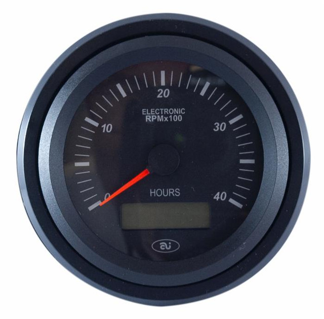 Contagiri e contaore analogico-digitale 4000RPM Ø80mm 10-32V - Ama