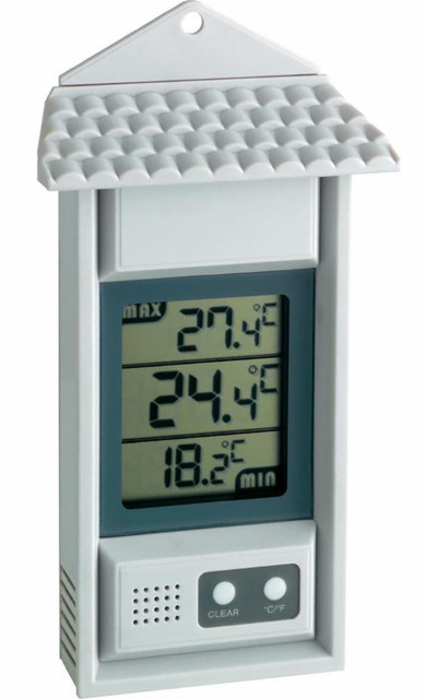 Termometro digitale per interni/esterni in ABS -50+70°C - Ama