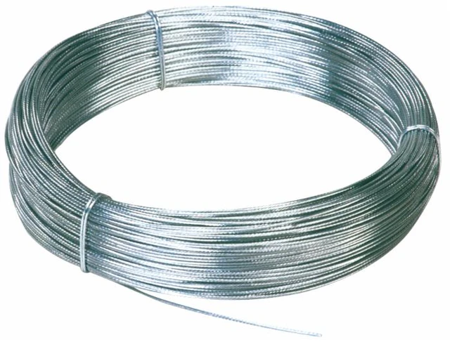 Fune con anima tessile in acciaio zincato ø 8mm 42 fili - Ama