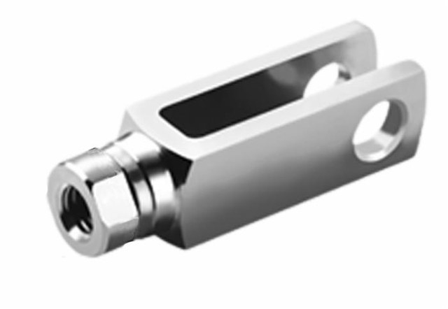 Forcella gambo rotante filetto M8 dx lunghezza 32mm - Ama