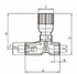 Regolatore di flusso bidirezionale da 1/4" in ottone - Tognella