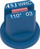 Ugello a ventaglio ad ampio spettro ceramico WRC 110° blu - Asj Spray-Jet