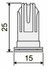 Ugello fine barra blu - Asj Spray-Jet
