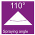 Ugello a ventaglio SF 110° marrone - Asj Spray-Jet