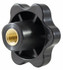 Volantino a 6 lobi femmina Ø 30mm filetto M5 - Ama