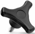 Volantino 3 bracci Ø 80mm con perno M10x30mm - Ama