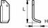 Zappa dx L 140,H 60,foro 10,5 - Ama