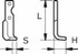 Zappa dx L 170,H 55,s 18,foro 8,5 - Ama