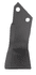 Zappa dx lunga 180mm profondità 136mm spessore 20mm Ø foro 50mm - Ama