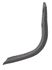 Zappa sx L 185,H 134,s 30,foro 12,5 - Ama