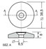 Borchia per cabine foro svasato Ø 6,5mm - Ama