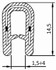 Guarnizione coprilamiera fino a 4mm (5 mt) - Ama