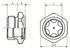 Spia livello olio da 3/8” in alluminio - Ama Refluid