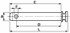 Perno per terzo punto ø25 utile=142 - Ama