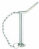Perno con maniglia spina e catena ø 28x130mm - Ama