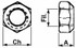 Dado conico M28x1,5 per punte rotoballe - Shw