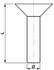 Confezione di ribattini a testa piana ø 5,2x15mm - Ama