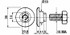 Piattello portalama con bullone adattabile Bcs 562296140 + 311122081 - Ama