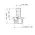 Portagomma dritto Arag con attacco T3M e diametro 16mm - Arag