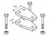 Staffa bilama completa per molla chisel 55x25,telaio 100x100 - Ama