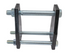Staffa bilama completa per molla chisel 55x25,telaio 100x100 - Ama