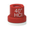 Ugello a cono ceramico asjsprayjet HCI 40° rosso - Asj Spray-Jet