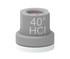 Ugello a cono ceramico HCI 40° grigio  - Asj Spray-Jet