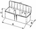Cassetta porta attrezzi in plastica 370x140x150mm - Cobo