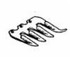 Primo dente completo adattabile BCS Duplex 59027955 e Gribaldi & Salvia - Bcs