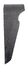 Dente per erpice lunghezza 280mm fori Ø 17mm - Ama
