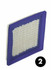 Filtro Aria Adattabile B&S 399877 Piatto - Ama