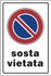 Cartello segnaletica sosta vietata  30x20 - Ama