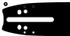 Barra Ama 20" con spessore,058"-1,5 mm 72 maglie - Ama
