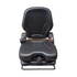 Sedile in ecopelle nera seatindustries con molleggio meccanico - Seat Industries