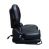 Sedile in ecopelle nera seatindustries con molleggio meccanico - Seat Industries