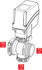 Elettrovalvola attacco forchetta Arag 863t001 on/off 50 L/min 20 bar - Arag