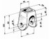 Forcella ribaltabile per rimorchi 2 fori Ø 16mm lunga 102mm - Ama