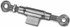 Manicotto catena stabilizzatrice M16x2 con tiranti a testa tonda - Ama