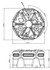 Lampeggiante a LED 12V, base magnetica, 36 LED, IP67 - Ama