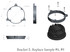 Proiettore a LED compatibile con New Holland, John Deere, Fiat Massey Ferguson, Lamborghini, Agco - Ama