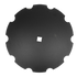 Disco frangizolle dentato ø 660x6 mm - foro quadro 41mm - Ama